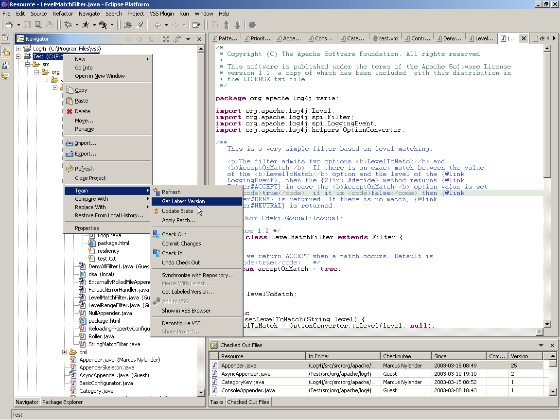 VSS plugin for Eclipse - 版本控制系统 - 开源中