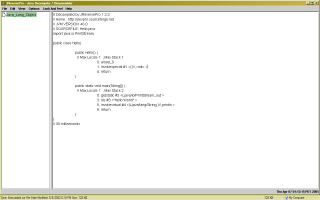 JReversePro的类似软件 - Java反编译器 - 开源