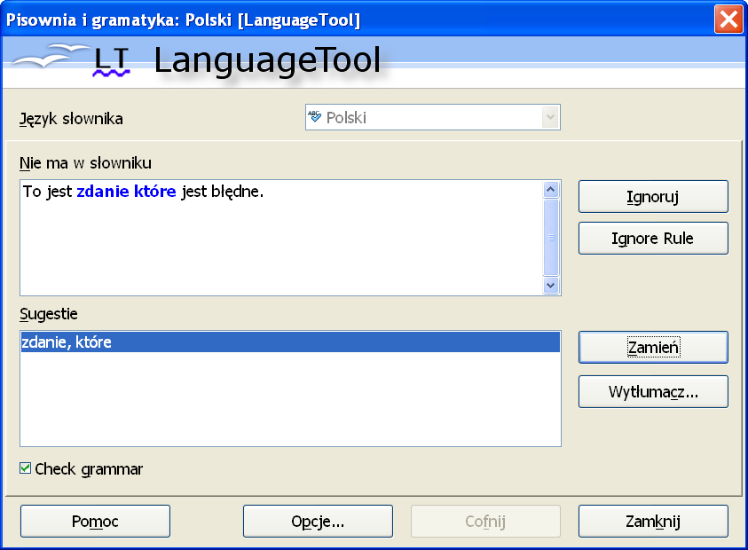 语法检查程序 LanguageTool