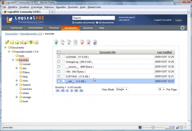 文档管理- 开源软件库