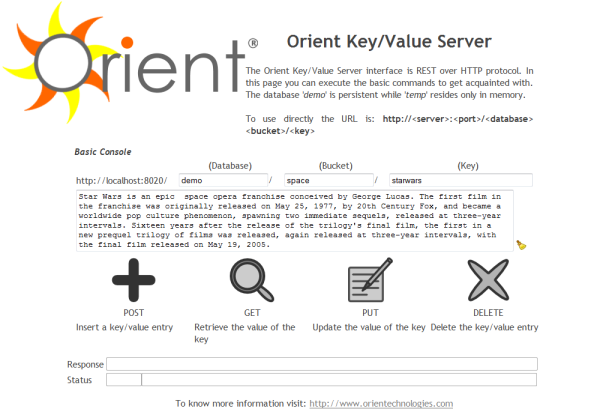 Orient Key/Value Server