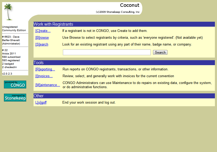 CONGO - 会议管理系统 - 开源中国