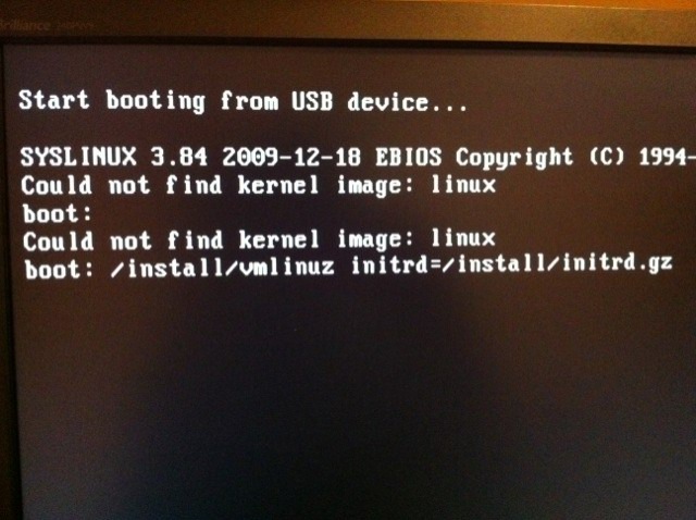 优盘安装 ubuntu server 10.10 遇到的问题及解决