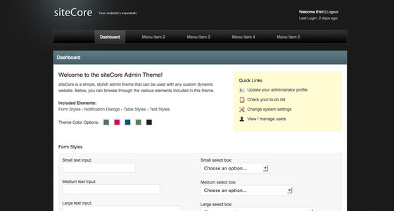 Admin Page Design Inspirations