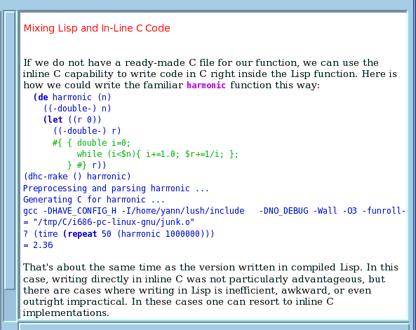 Lush 2.0 发布,Lisp语言扩展 - OSCHINA - 中文开源技术交流社区