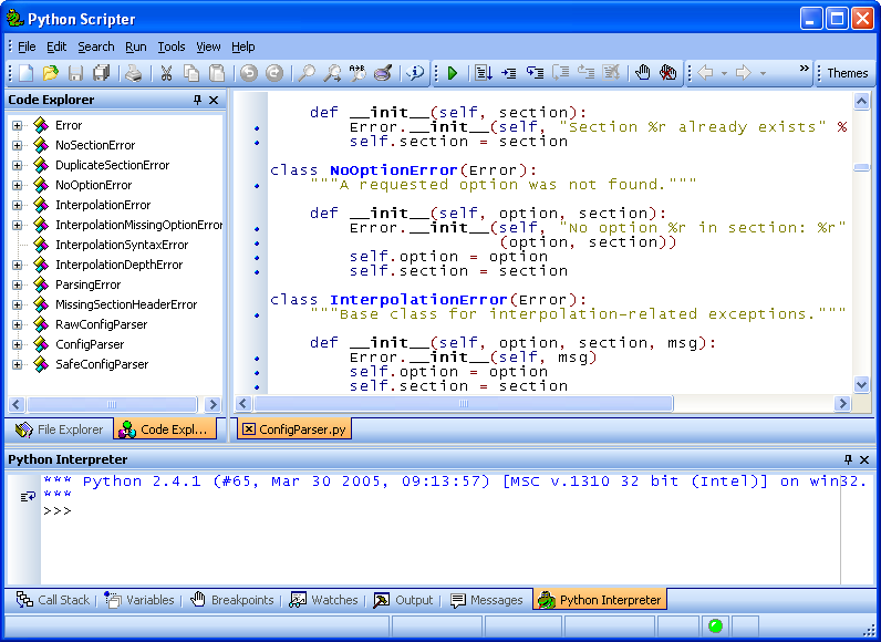 pyScripter首页、文档和下载 - Python集成开发