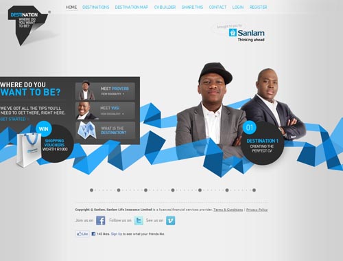 thedestination.co.za - Intelligent Use Of jQuery Sliders