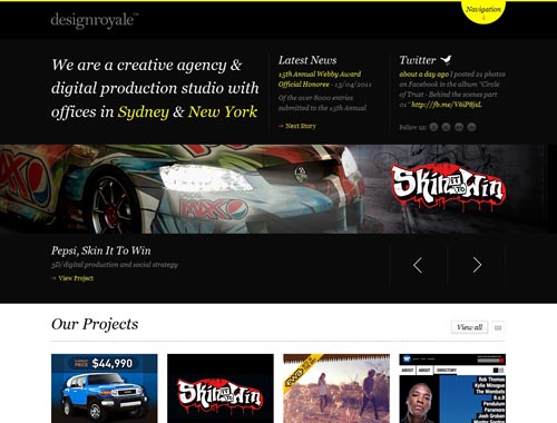 designroyale.com.au - Intelligent Use Of jQuery Sliders